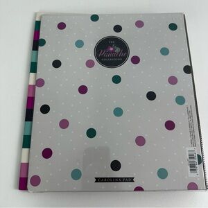Carolina Pad Polka Dot 3 Ring 1" Binder The Panache Collection Multicolor